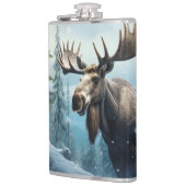 名前をカスタムするウィンタームース フラスク (左)