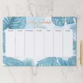 名前をカスタムするウィークリープランナー ペーパーパッド (インサイチュ)