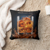 名前をカスタムするウイスキー クッション (ブランケット)