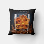 名前をカスタムするウイスキー クッション (裏面)