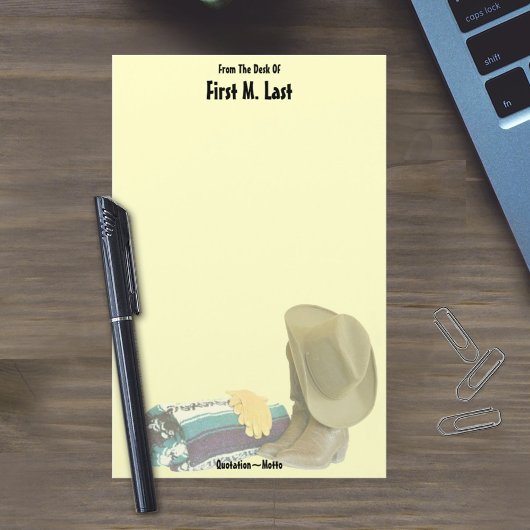 名前をカスタムするウエスタンカウボーイハットブーツ毛布グローブ 便箋