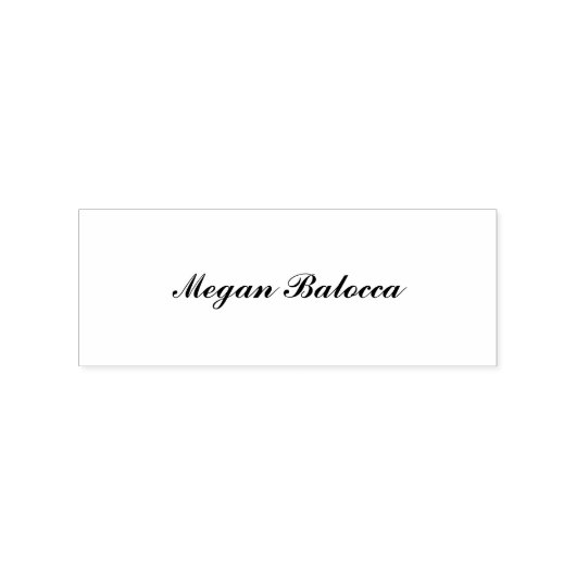 名前をカスタムするウッドゴムスタンプ1 x 2.5インチ ラバースタンプ (押印)