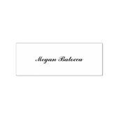 名前をカスタムするウッドゴムスタンプ1 x 2.5インチ ラバースタンプ (インプリント)