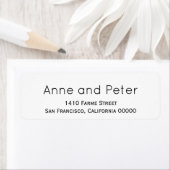 名前をカスタムするエレガントを白く結婚する ラベル (インサイチュ)