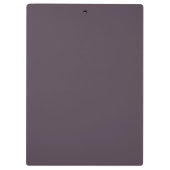 名前をカスタムするエレガントパープルトープ クリップボード (裏面)