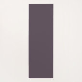 名前をカスタムするエレガントパープルトープ ヨガマット (裏面)