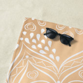 名前をカスタムするエレガントマンダガーリーラ ビーチタオル (インサイチュ)