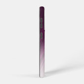 名前をカスタムするエレガントモノグラムパープルストリークグラデーションス SAMSUNG GALAXYケース (右側面)
