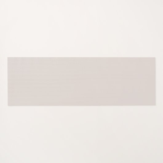 名前をカスタムするエレガントライトベージュ ヨガマット (裏面(横))