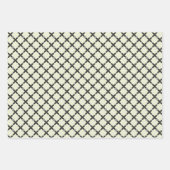 名前をカスタムするエレガント科 ラッピングペーパーシート (正面2)