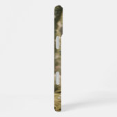 名前をカスタムするエンチャントブルーバラロマンチックフローラ iPhoneケース (右側面)