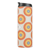 名前をカスタムするエーゲアンサマーラジアントドットマンダラ タンブラー (回転右)