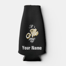 名前をカスタムするエール私ビールボトルクール ボトルクーラー