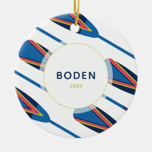 名前をカスタムするオアーズクリモダンスマス セラミックオーナメント