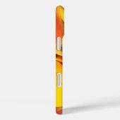 名前をカスタムするオレンジチューリップフラワー花びら写真 Case-Mate iPhoneケース (裏面 / 右)