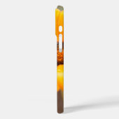 名前をカスタムするオレンジデイジークローズアップ写真 Case-Mate iPhoneケース (裏面 / 左)