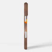 名前をカスタムするオレンジデイジークローズアップ写真 Case-Mate iPhoneケース (裏面 / 右)