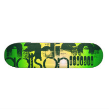 名前をカスタムするオンネオンイエロー&グリーン