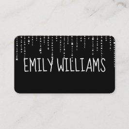 名前をカスタムするオンブラックウィズダイヤモンド 名刺