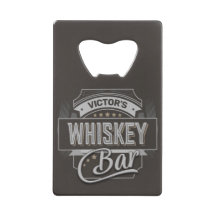 名前をカスタムするオールドデラックスリキュールラベルウイスキーバー
