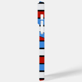 名前をカスタムするカイストライプーイラストレーションポロシャツ Case-Mate iPhoneケース (裏面 / 左)