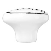 名前をカスタムするカイトレモンデザインキッチンドロワープル セラミックノブ (側面)