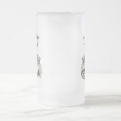 名前をカスタムするカウボーイリボルバーガンウィスキーサロン フロストグラスビールジョッキ (中央)