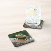 名前をカスタムするカエルのコースターセット コースター (右側)