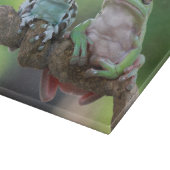 名前をカスタムするカエル カッティングボード (角)