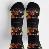 名前をカスタムするカクテルパーティー ソックス (上部)