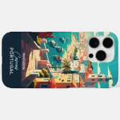 名前をカスタムするカスカイスポルトガル Case-Mate iPhoneケース (裏面 (横))