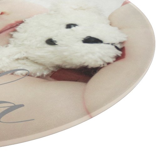 名前をカスタムするカスタムと文字の写真 カッティングボード (角)