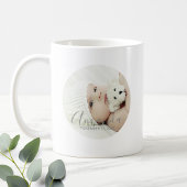 名前をカスタムするカスタムと文字の写真 コーヒーマグカップ