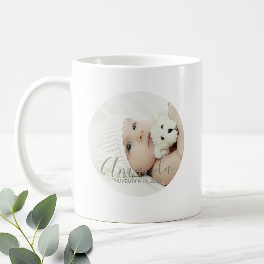 名前をカスタムするカスタムと文字の写真 コーヒーマグカップ