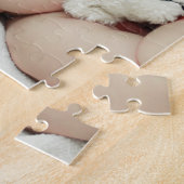 名前をカスタムするカスタムと文字の写真 ジグソーパズル (側面)