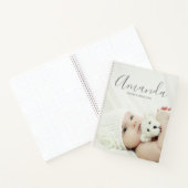 名前をカスタムするカスタムと文字の写真 ノートブック (内部)