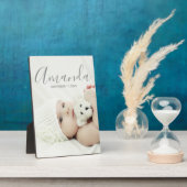 名前をカスタムするカスタムと文字の写真 フォトプラーク (側面)