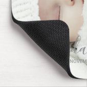 名前をカスタムするカスタムと文字の写真 マウスパッド (コーナー)