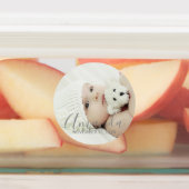 名前をカスタムするカスタムと文字の写真 ラベル (貼付)