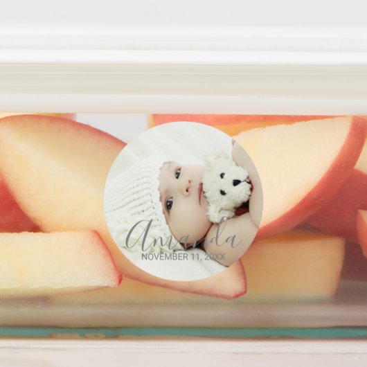 名前をカスタムするカスタムと文字の写真 ラベル (貼付)