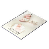 名前をカスタムするカスタムと文字ノート付き写真 ノートブック (左側)