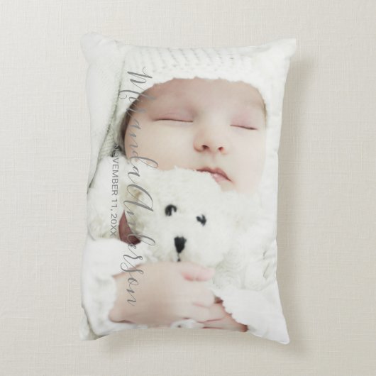 名前をカスタムするカスタムと文字 アクセントクッション (裏面(縦))