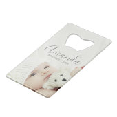 名前をカスタムするカスタムと文字 クレジットカード栓抜き (裏面アングル)