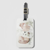 名前をカスタムするカスタムと文字 ラゲッジタグ (正面縦)