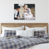 名前をカスタムするカスタム付き家族の写真 キャンバスプリント (インサイチュ (寝室))