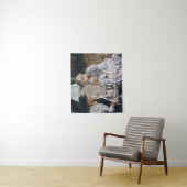 名前をカスタムするカスタム付き家族写真 タペストリー (インサイチュ)