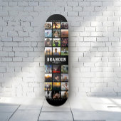 名前をカスタムするカッコいいトレンディーInstagramフォトコラージュ スケートボード