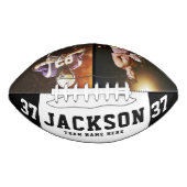 名前をカスタムするカッコいい2フォトフットボールチーム番号 アメリカンフットボール (正面)