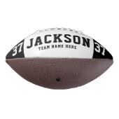 名前をカスタムするカッコいい2フォトフットボールチーム番号 アメリカンフットボール (回転270)