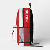 名前をカスタムするカナダラブ プリントバックパック (右)